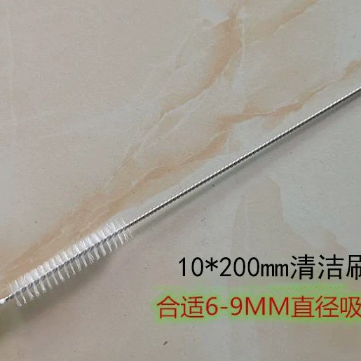 Brush stainless steel, nylon feeding bottle soft-bristled, stainless steel AISI 304