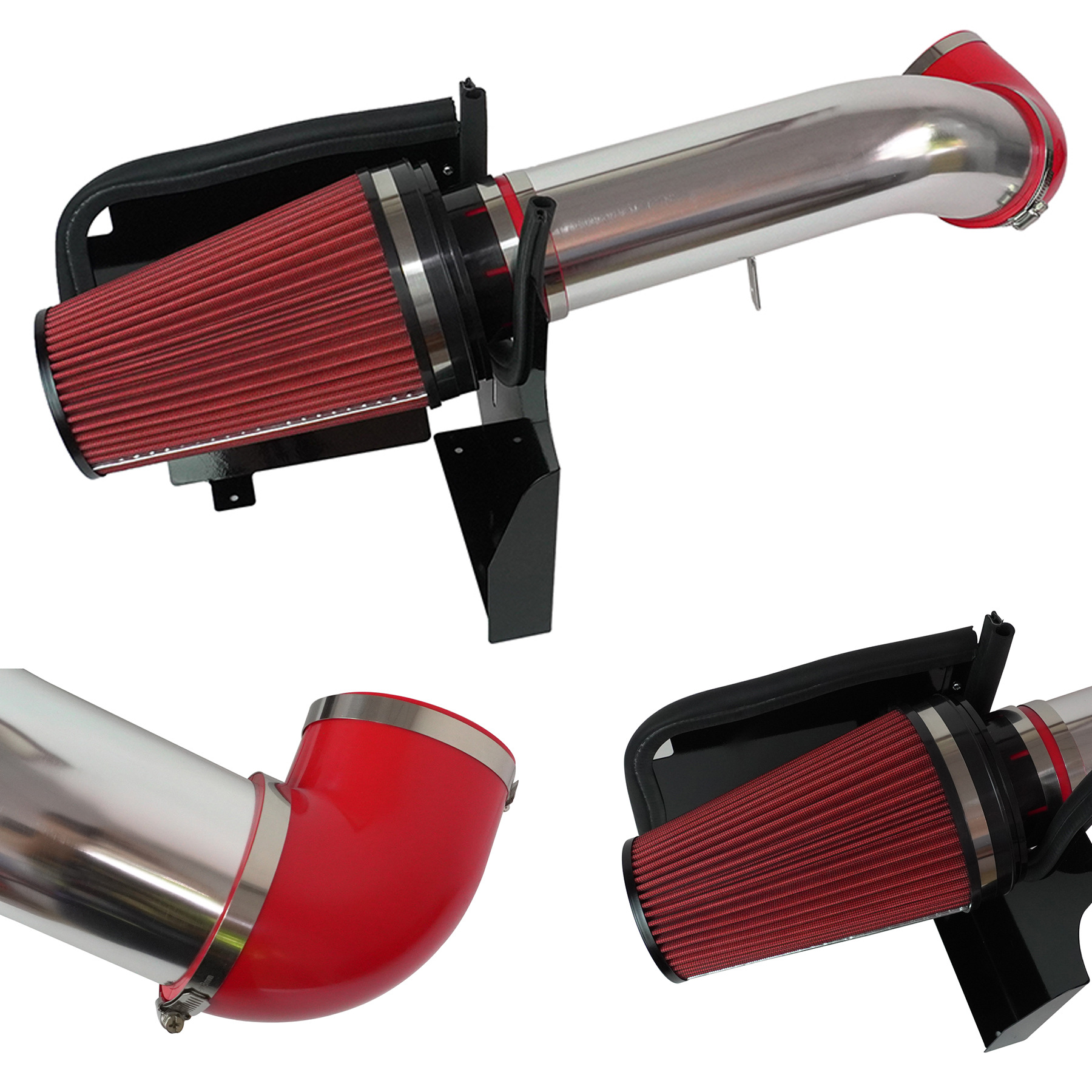 Car Air Intake Kit Modified Intake Aluminum Pipe for Gmc Chevrolet V8 1999-2006