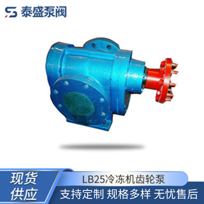 河北泊头供应LB25冷冻机齿轮泵 无风冷冻机泵 无泄漏齿轮油泵批发