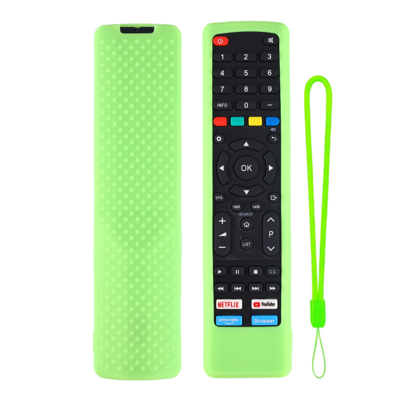 Aplicable a REMOTE AIWA TV comercio exterior Inglés control remoto cubierta de silicona cubierta de silicona gruesa contra caídas cubierta de silicona image 9
