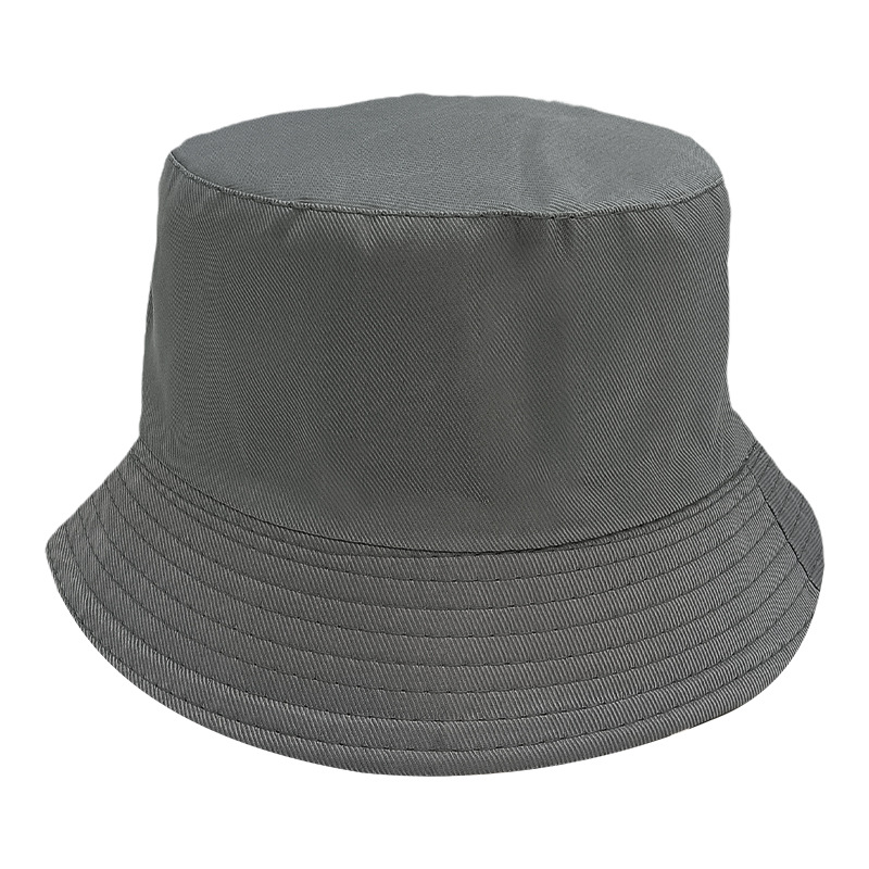 Productos de puestos de tierra Sombrero de pescador de color sólido barato Sombrero de camuflaje de protección solar de doble cara personalizado Sombrero de publicidad de viajes de tablero de luz al por mayor