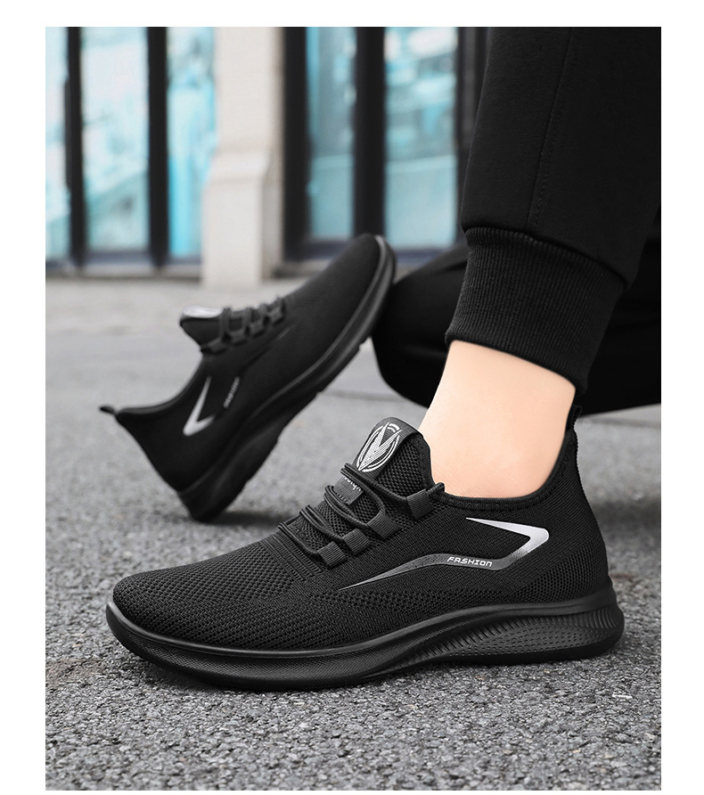 Shoes men autumn sneakers casual sports shoes men's shoes breathable no smelly feet mesh running shoes_voghion.com