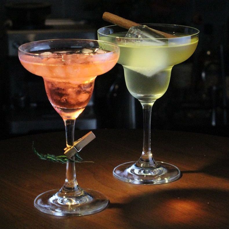 复古鸡尾酒杯ins透明玻璃气泡酒杯 玛格丽特网红高脚杯酒吧调酒杯