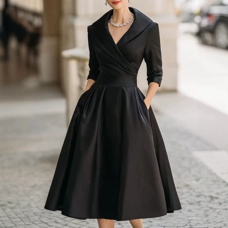 2026 New European and American Women's Fashion Dress for Amazon and Shein Independent Stores, Elegant Formal Slim-Fit Waist-Cinching Dress for Women 2026 New European and American Women's Fashion Dress for Amazon and Shein Independent Stores, Elegant Formal Slim-Fit Waist-Cinching Dress for Women