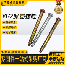 YG2胀锚螺栓高铁隧道专用胀锚重型内膨胀膨胀螺栓YG2锚栓厂家批发
