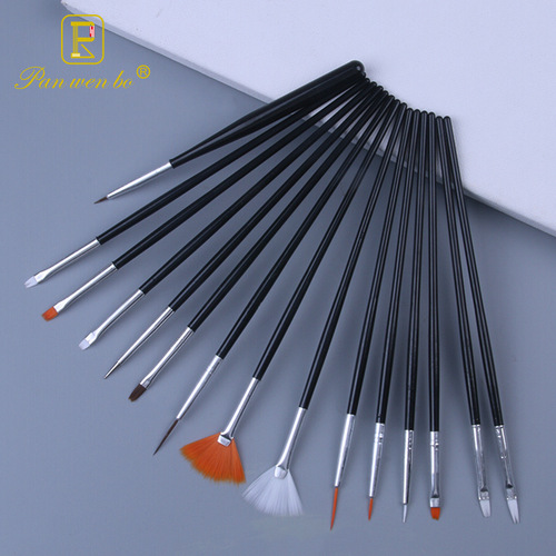 Art painting outline pen wholesale border pen watercolor acrylic brush nail art 15-piece tool set widely used 