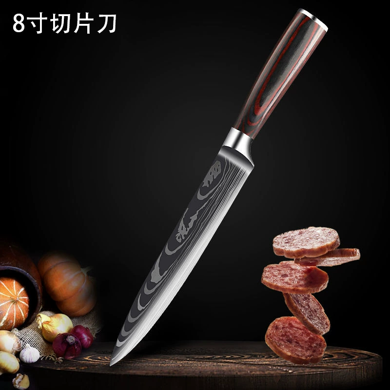 Special knife stainless steel, wavy set