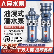 �ͽ�ʽǱˮ���Ϻ�����380V����̴�����ũ��4��6��8���ˮ�ð�ɫ