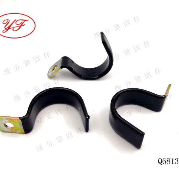 汽标Q681系列Q35浸塑管夹/涂塑线管夹/半椭圆浸塑管夹/固定管夹