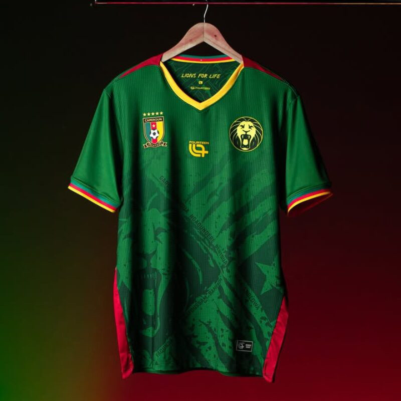 Fourteen x Cameroon 2025 Home Lion Jersey Green