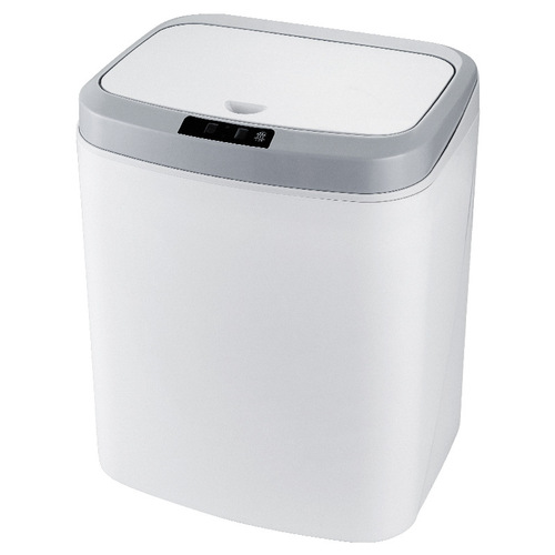 16L smart induction trash can for home kitchen, living room, bedroom and bathroom, fully automatic electric kick-knock-knock