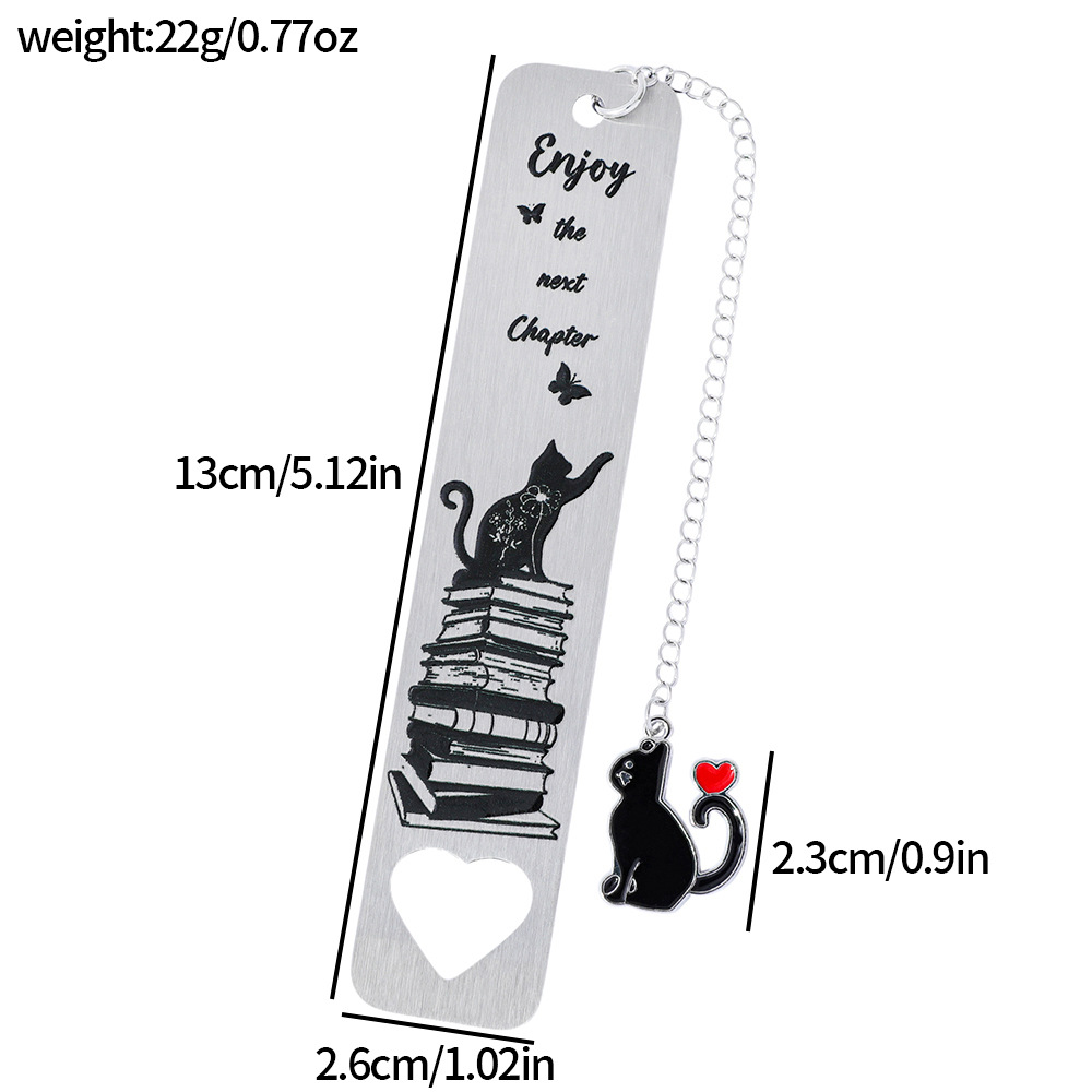 Amazon venta caliente interesante gatito perro marcadores adorables diseño de contraste de color blanco y negro marcadores de acero inoxidable fabricantes al por mayor