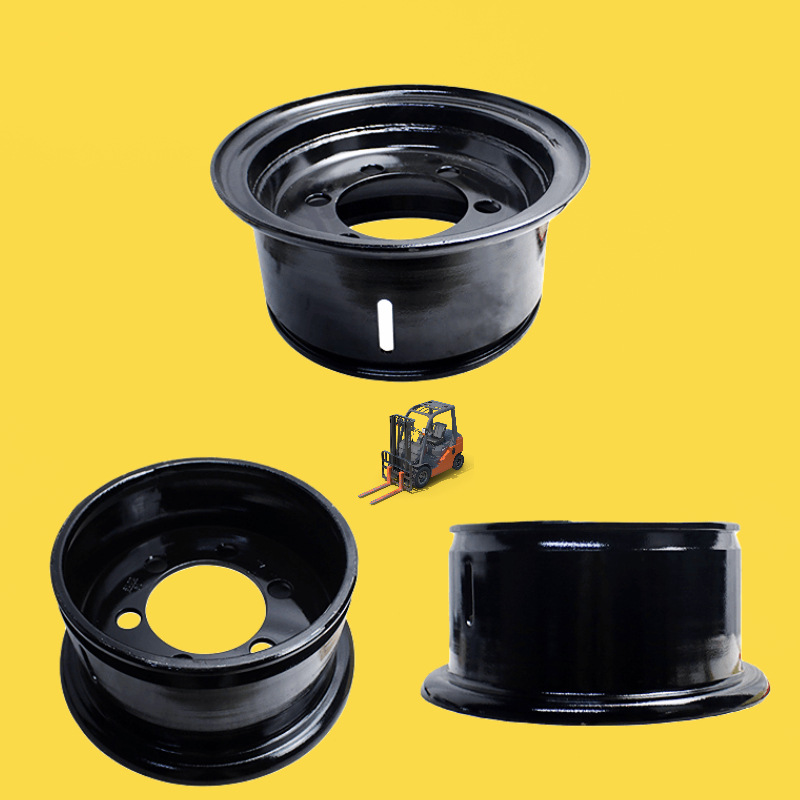 Anillo de acero de carretilla elevadora adecuado para la generación de 12 generación de 16 generación de accesorios de carretilla elevadora 6 agujeros 28 * 9 - 15 anillo de acero de buje de neumáticos