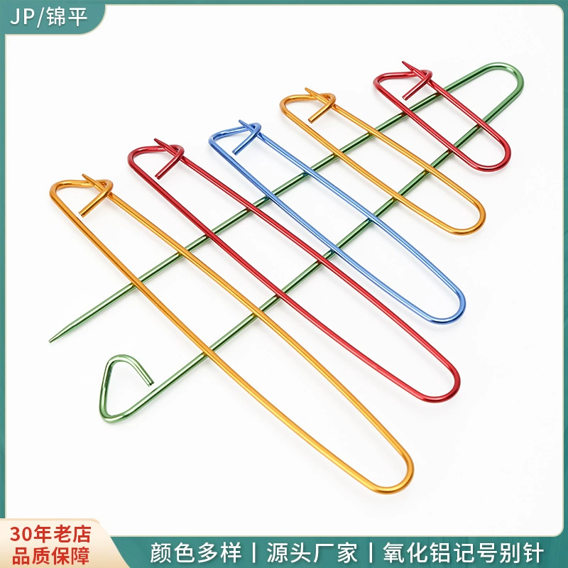 6 Технические характеристики Алюминиевый Красочный свитер Марк Большой булавка Свитер Anti-release Большая булавка Пряжка Вязаная игольчатая пряжка