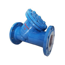 销售GL41F46-10C DN200衬氟Y型过滤器 铸钢衬四氟过滤器