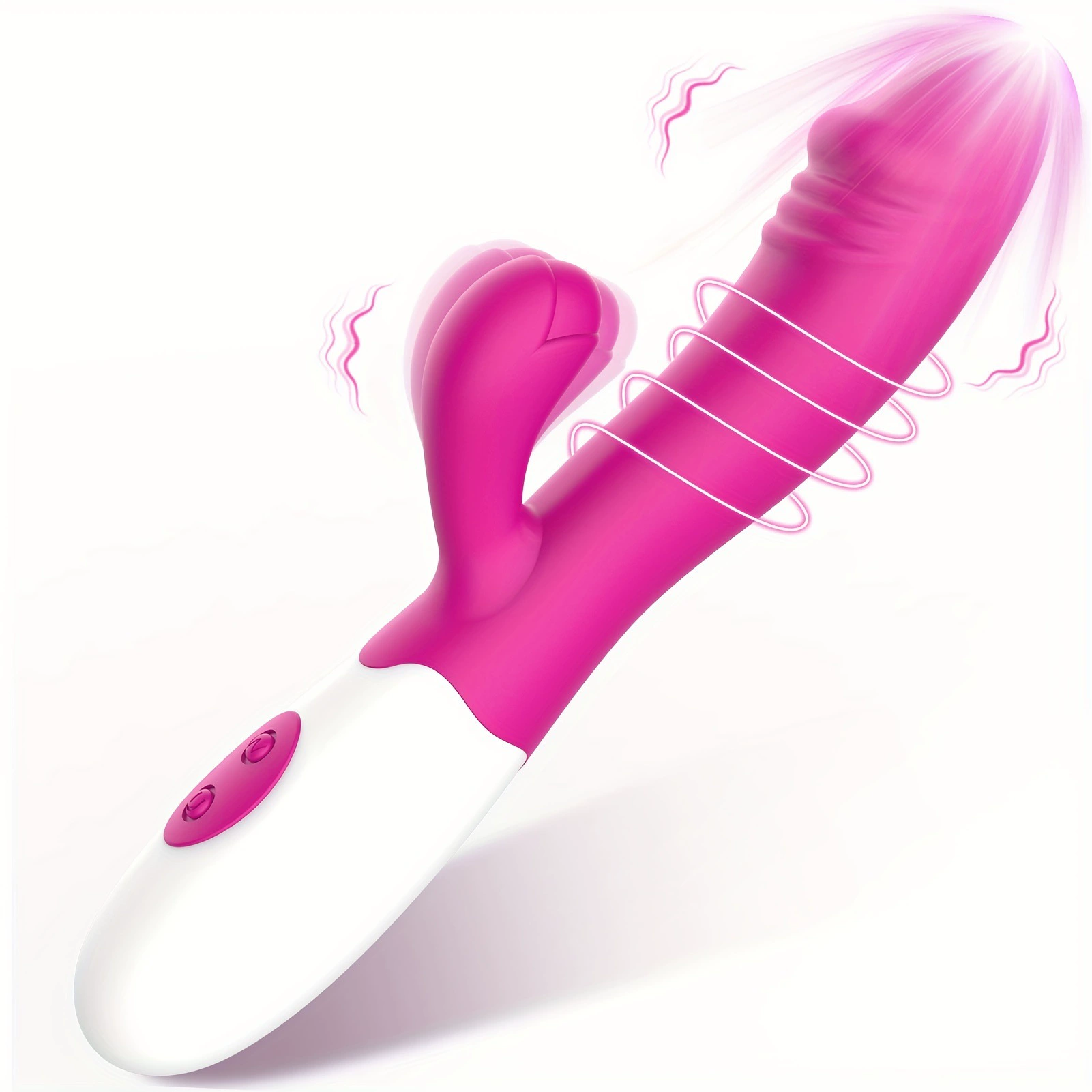 Кросс-бордер взрослые секс-товары фабричный G-spot двойная дрожь моделирующий пенис вибрирует AV массажёр для женщины мастурбации