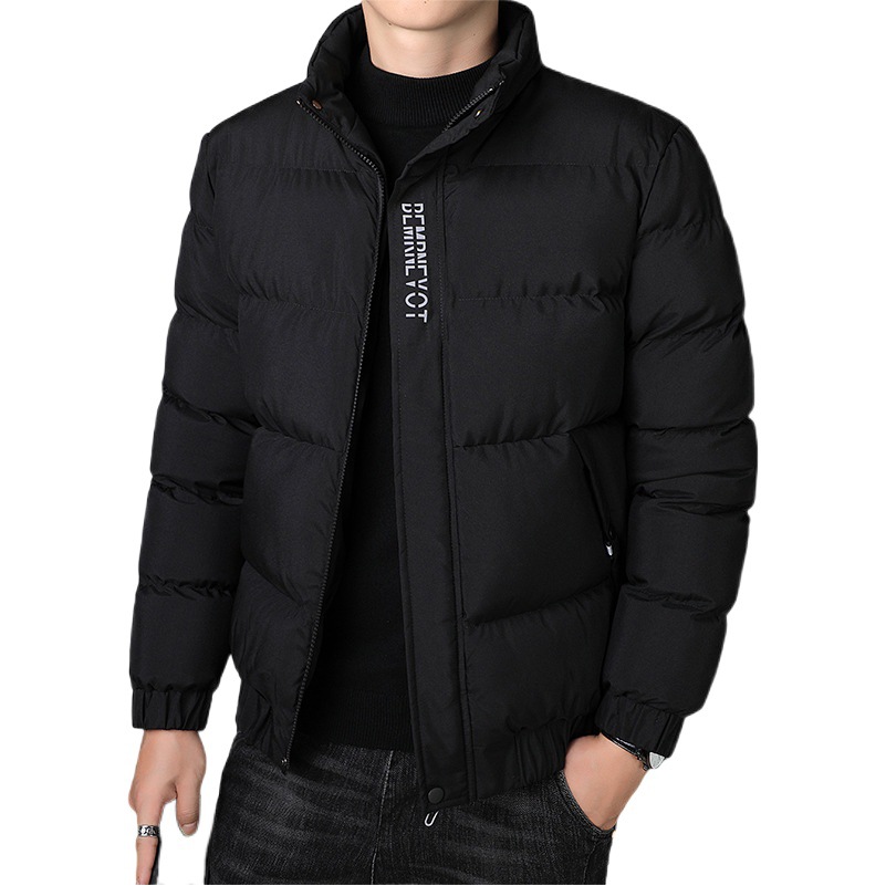 Abrigo de algodón acolchado abrigo de hombre invierno 2023 nuevo estilo coreano de moda forrado de lana engrosada otoño e invierno chaqueta acolchada de algodón chaqueta abajo