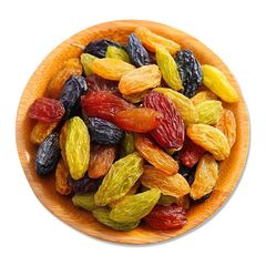 Xinjiang four-color raisins wholesale 500g sand-free Turpan red and green Xiangfei black currant and yellow raisins