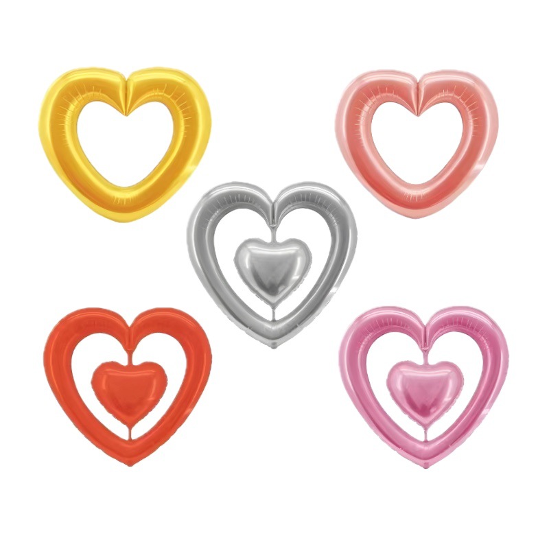 2025 Transfronterizo Amazonas Día de San Valentín Globo Confesión Gran Amor Globo Fotografía de Cumpleaños Fiesta Decoración de Globo