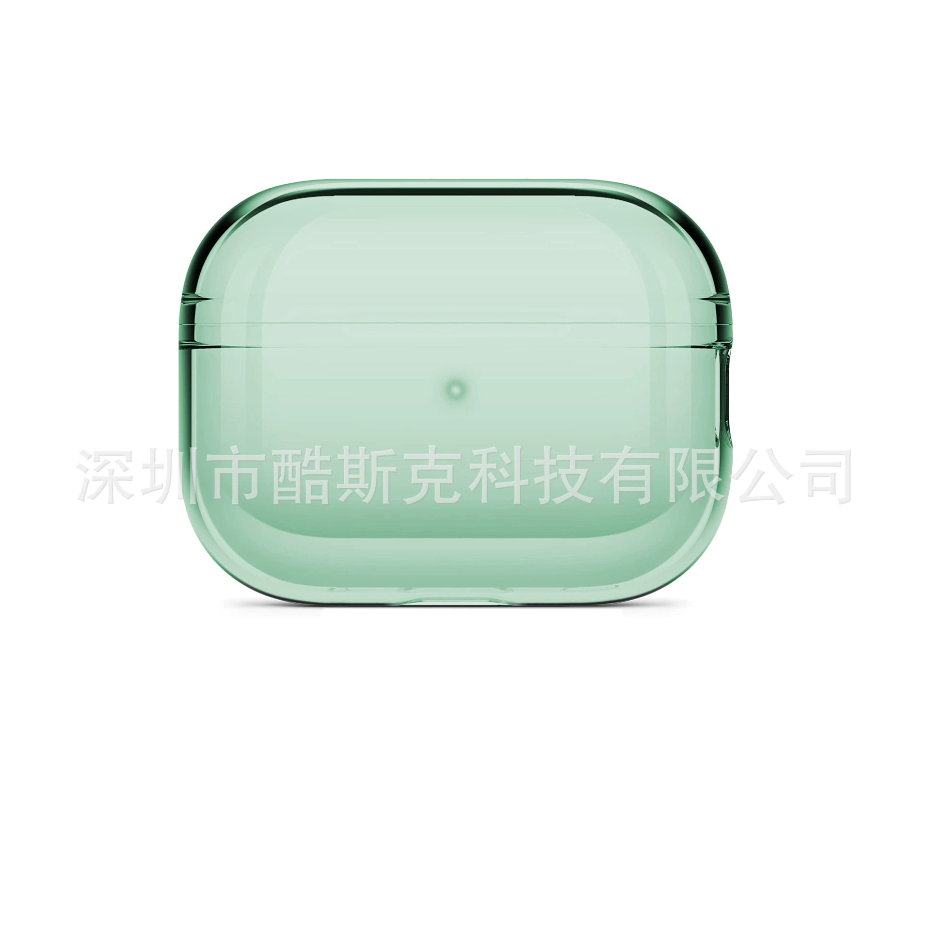 Защитный чехол (Apple) AirPods Pro 2 — TPU-накладка с интегрированной карабиной, прозрачные цвета