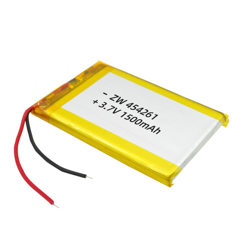 454261 リチウム電池 1500mah3.7V ポリマーリチウム電池サウンドカード加熱マッサージベルト足容量バッテリー|undefined