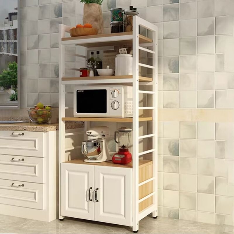 Kitchen Multi-Functional Storage Rack, Oven Rack, Cabinet, Microwave Rack, Spice Storage Rack, Floor-Standing Multi-Layer Household Storage