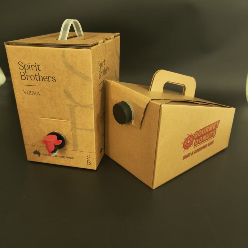 Cafe-Specific 128oz Box-In-Box Black Screw-Cap Espresso Liquid in Food-Grade Material