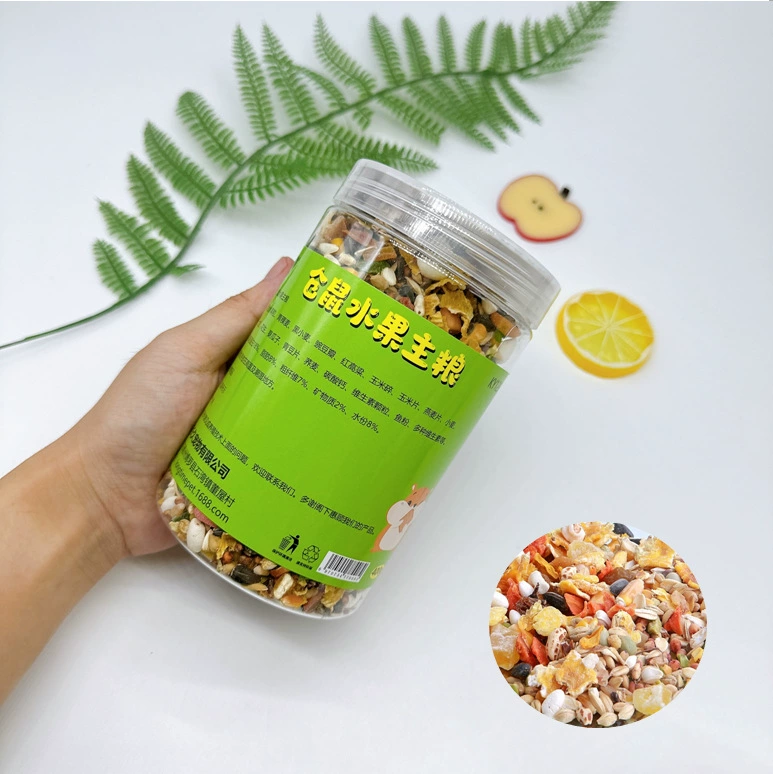 Дропшиппинг Келли Хамстер Фруктовая еда Фруктовая и овощная еда 400 г Консервированная корм для хомяков Основной корм Корм для хомяков