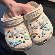 洞洞鞋配饰diy卡通小动物女孩鞋花适配卡洛驰洞洞鞋扣装饰扣