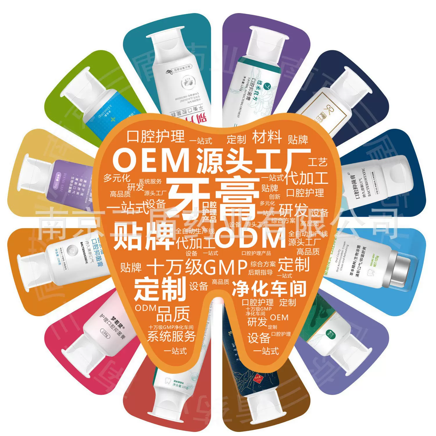 一站式牙膏代加工来料来样牙膏定制厂家电商直播牙膏oem贴牌厂家