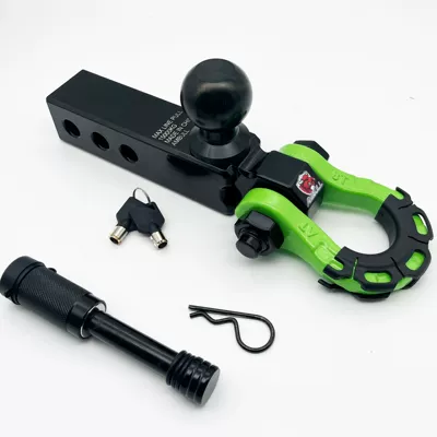 Square Mouth Universal Solid Large – Other Car Modifications - green-8tblack-aluminum-alloy-ball-head-armlock