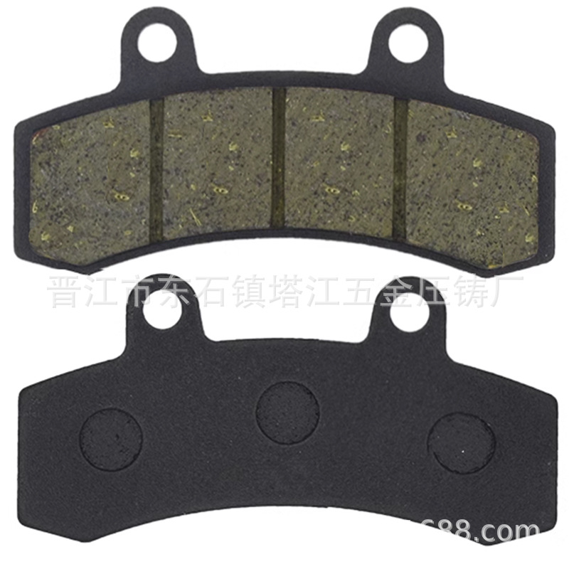 Pastillas de freno de tres pistones Coche eléctrico Doble enlace Cerámica Paloma de carreras Black Knight b1b2b3plus Ruedas delanteras y traseras Piel de freno de disco