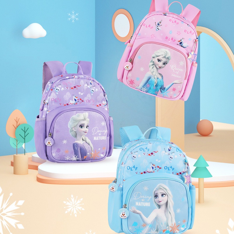 Disney Genuine Aisha Cartoon Schoolbag Primary School Cartoon Backpack Kindergarten Children's Backpack Wholesale Direct Selling