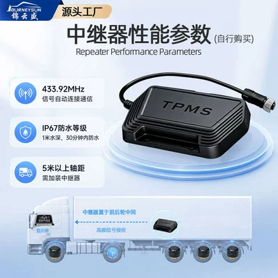 Tire pressure monitoring system – universal internal and external sensors