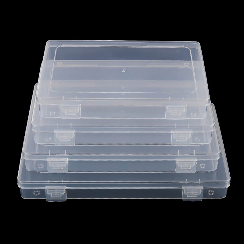 Pp Transparent Storage Plastic Box Rectangular Box Parts Storage Box for Study Room Empty Box Jewelry Stationery Packaging Box Pp Transparent Storage Plastic Box Rectangular Box Parts Storage Box for Study Room Empty Box Jewelry Stationery Packaging Box