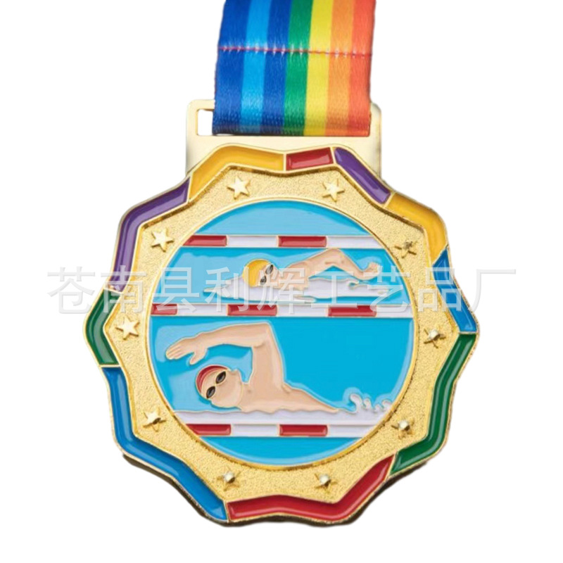 En stock medalla haciendo competencia competitiva Medalla de Honor impresión logo Deportes Competencia Medalla en stock al por mayor