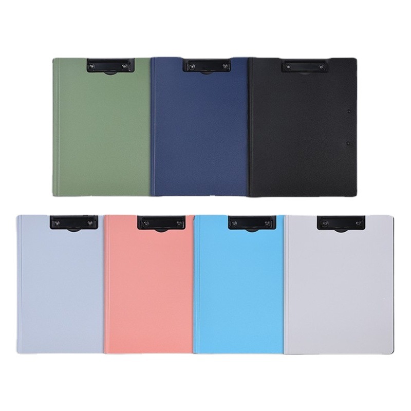 Carpeta de archivos A4, bloc de notas, carpeta de almacenamiento de papeles de prueba, carpeta de archivos de plástico rígido, vertical, horizontal, soporte resistente para documentos