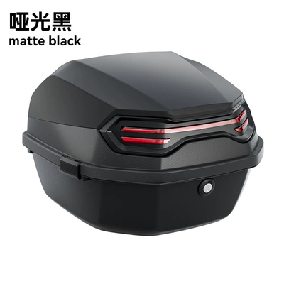 Motorcycle Safety Supplies: Vehicle Tail Box, Scooter Rear - plus-explorer-dumb-black-send-installation-accessories-single-tail-box