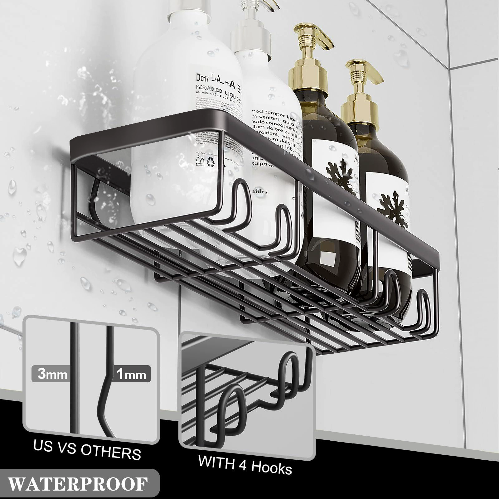 Soap holder, shower gel, storage system, set, Amazon