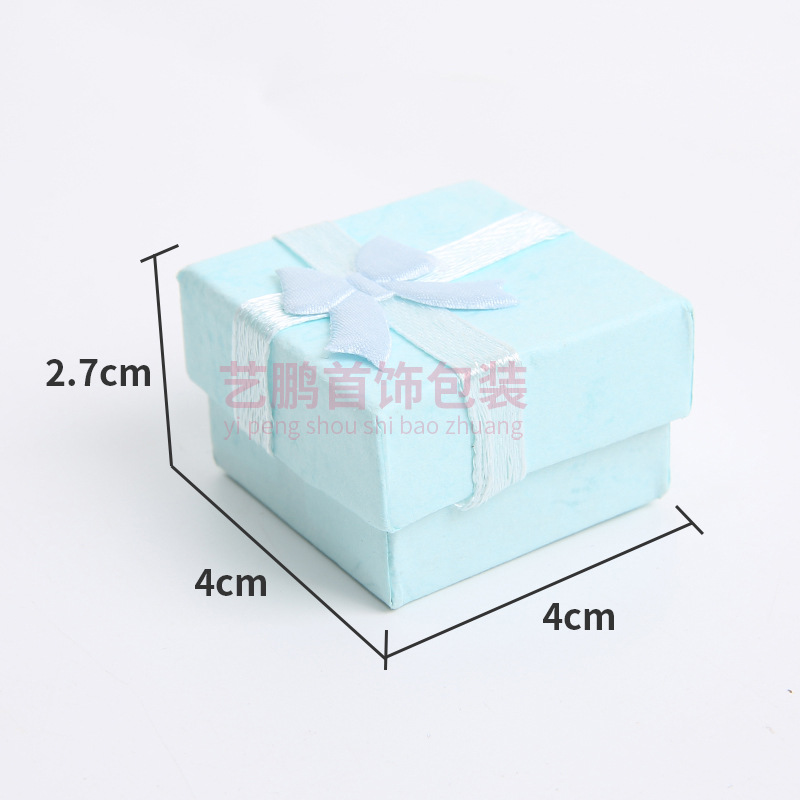 Spot al por mayor 4*4 cubierta de cielo y tierra nube arco caja de embalaje de joyería pendientes caja de anillo joyería caja de regalo