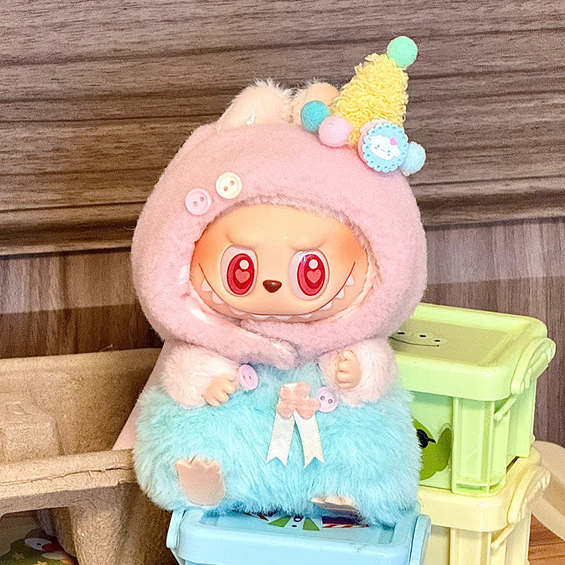 仅衣服适用拉布布坐坐派对娃衣系列一二代玩偶通用可替换衣服可爱|undefined