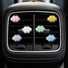 Candy-colored cloud car air freshener clip car air conditioner vent aromatherapy car interior air freshener decoration supplies