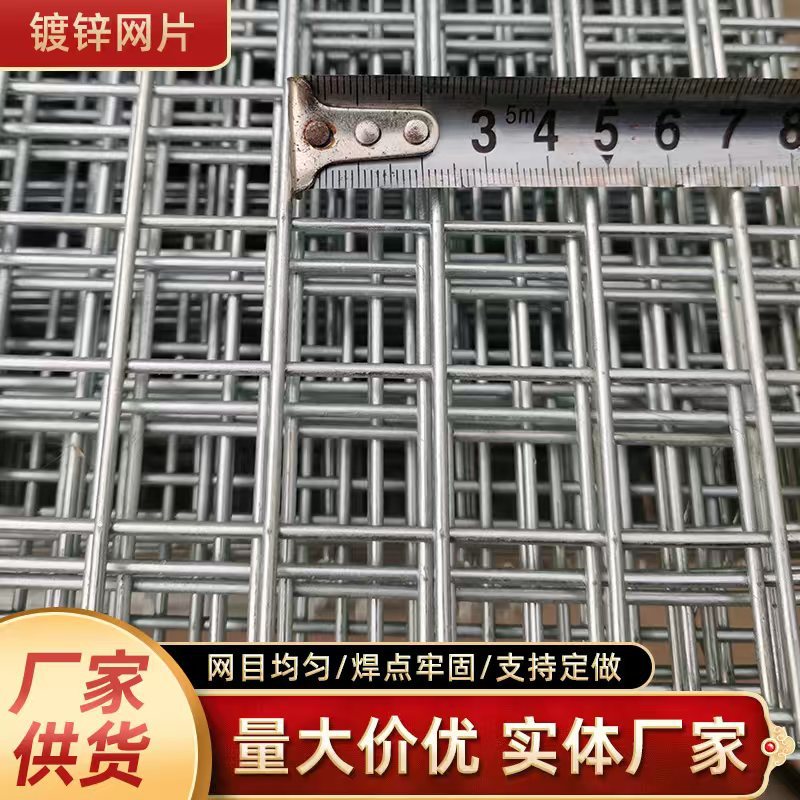 镀锌铁丝网碰焊网养殖漏粪网鸽舍围网桥梁建筑防裂地暖网片防护网