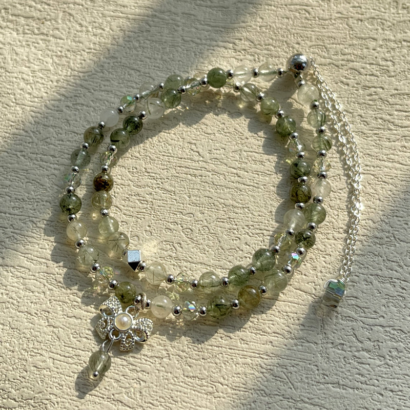 Natural Healing Crystal Beaded Bracelet For Mind And Spirit_voghion.com