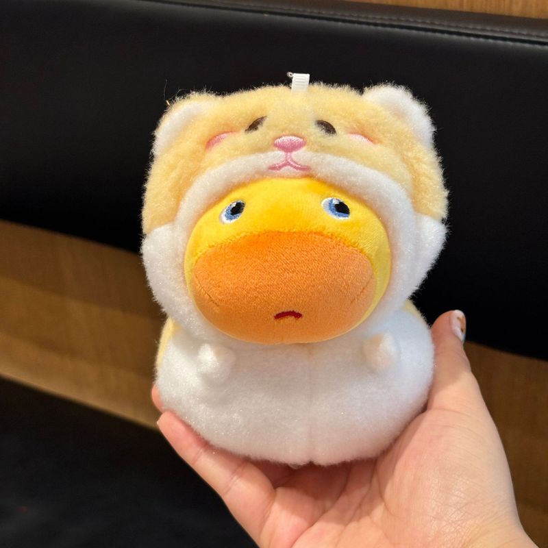 本物のスポット DuoAi Capybara Lulu 周辺ぬいぐるみ面白いスクールバッグバッグペンダントキーホルダー人形ギフト|undefined