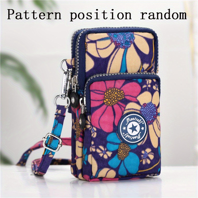 Suministro directo de fábrica BOLSA DE TELÉFONO MÓVIL bolsa de mensajero femenina bolsa de teléfono móvil de pantalla grande monedero bolso de la muñeca Halter corriendo vertical mini