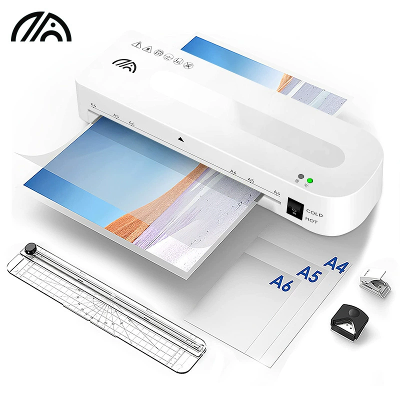 Новая белая пластиковая запорная машина кросс-бордерных студентов домашняя фотография покрытие машины небольшой масштаб пластиковая пломба A4