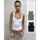 in stock tankair Spice Girl Tight High-elastic Square Collar I-shaped Vest Women's Fitness Quick-drying Sports Short Top