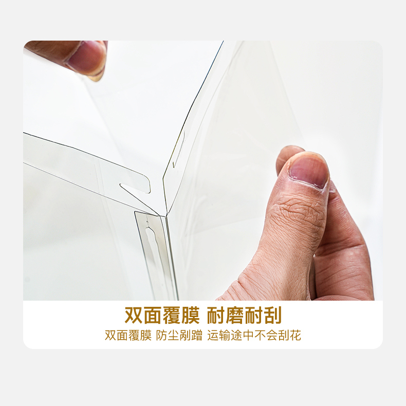 Caja de embalaje de pastel de cumpleaños transparente 4 pulgadas 6 pulgadas 8 pulgadas 10 pulgadas 12 pulgadas caja de embalaje de pastel cuadrado de doble capa