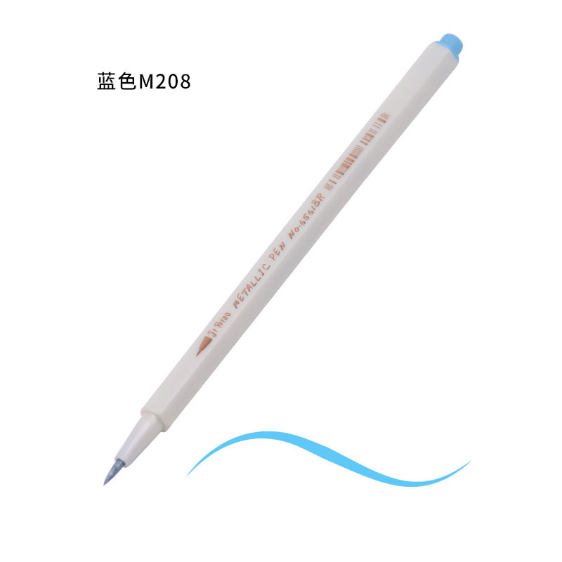 Bolígrafo de metal de secado rápido transfronterizo, bolígrafo de pintura, punta suave, marcador acrílico, venta directa de fábrica, marcador de color al por mayor